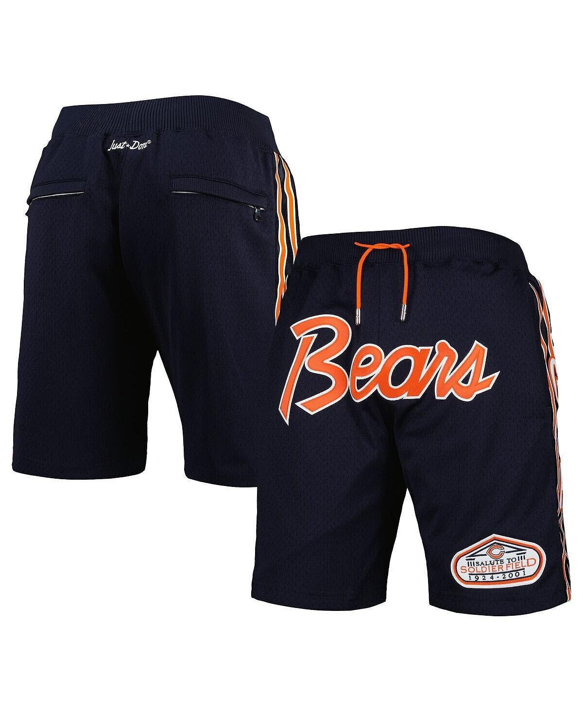 

Мужские темно-синие шорты chicago bears salute to soldier field just don throwback Mitchell & Ness, синий