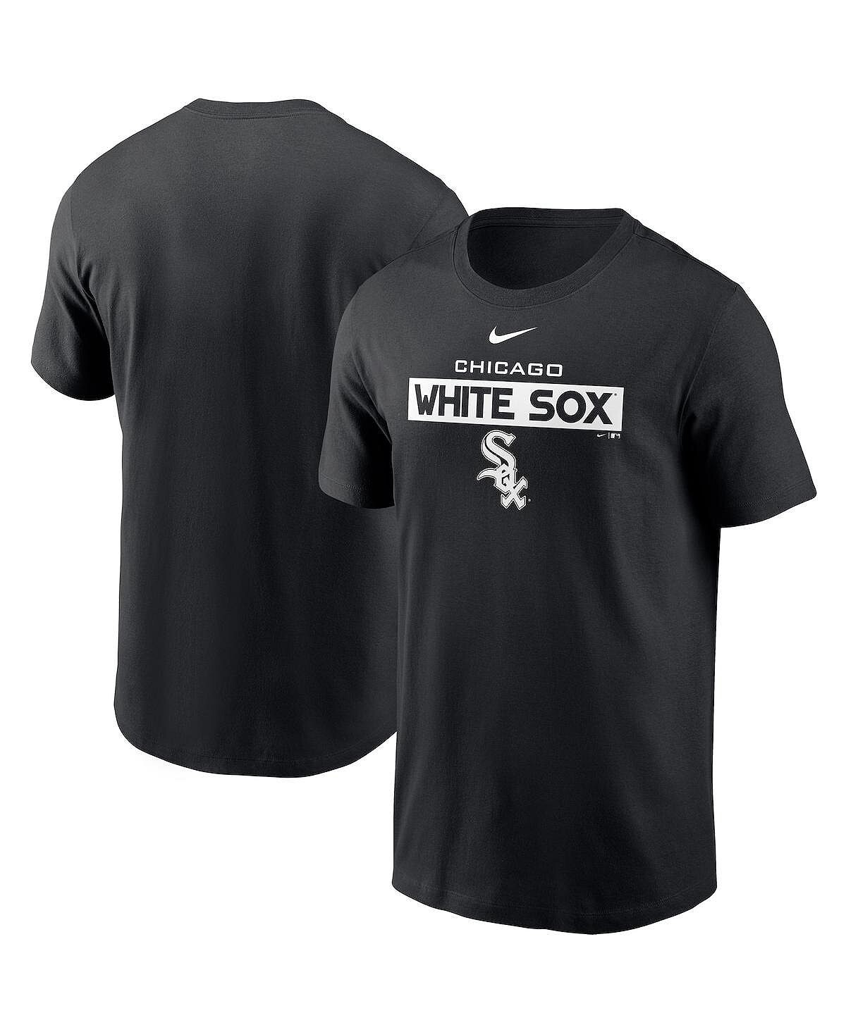 

Мужская черная футболка chicago white sox team Nike, черный