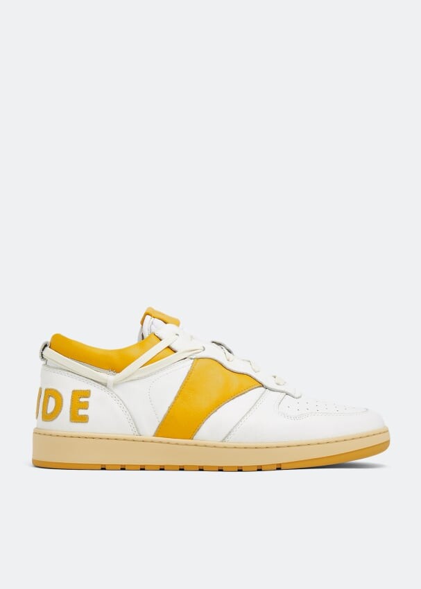 

Кроссовки RHUDE Rhecess low top sneakers, желтый
