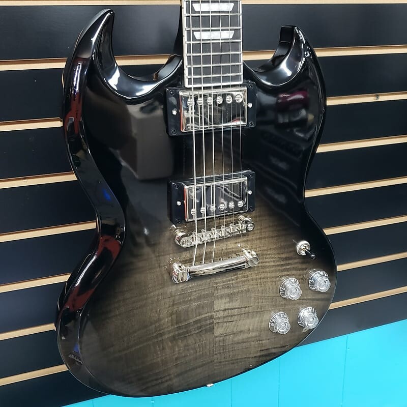 

Гитара Epiphone SG Modern Figured Trans Black Fade
