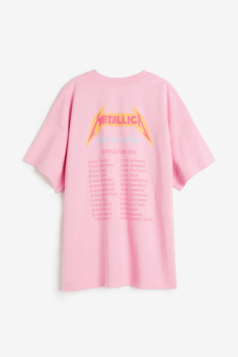 T shirt metallica h&m sale