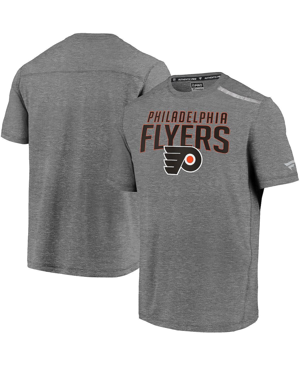 

Мужская фирменная футболка heather grey philadelphia flyers special edition refresh Fanatics, мульти