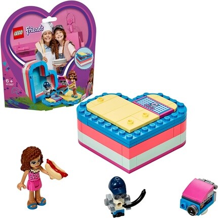

Конструктор Lego 41387 Friends летняя шкатулка-сердечко Оливии