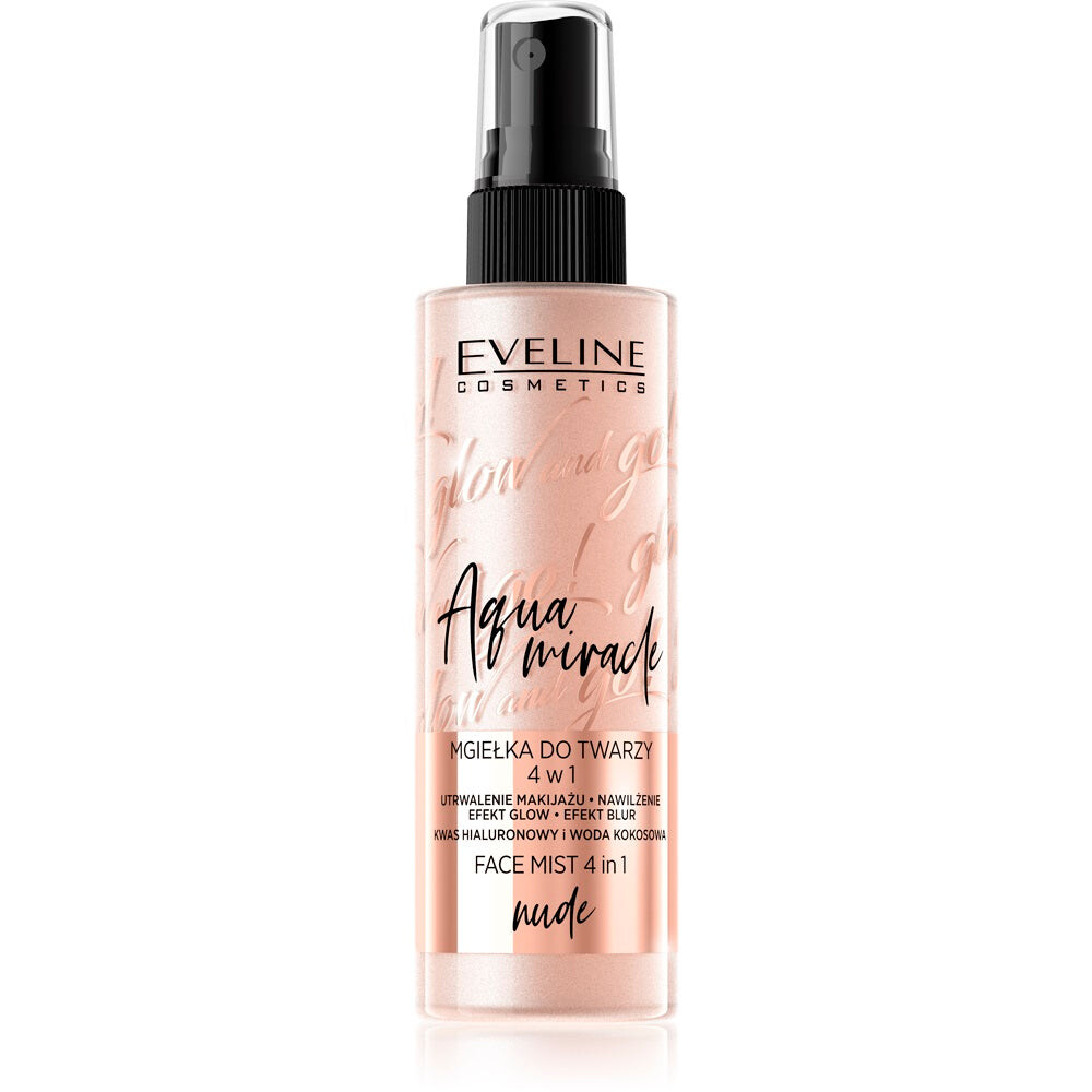 

Eveline Cosmetics Сияй и вперед! Aqua Miracle 4in1 Fixing Face Mist 01 Нюдовый 110мл