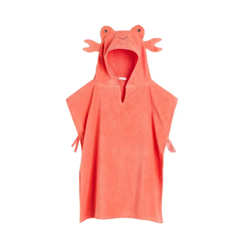 

Полотенце-пончо H&M Towel, оранжевый/краб