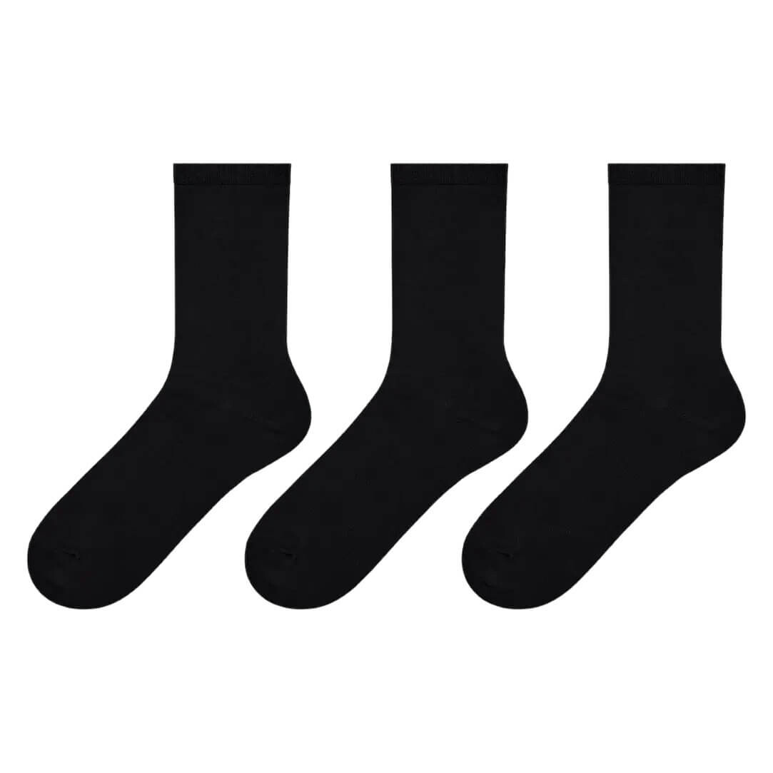 

Комплект носков Uniqlo, 3 пары, черный