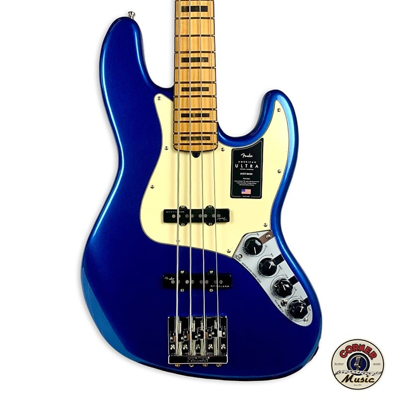 

Fender American Ultra Jazz Bass 2021 Cobra Blue