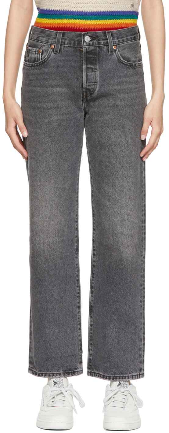 

Серые джинсы 90-х 501 Levi's