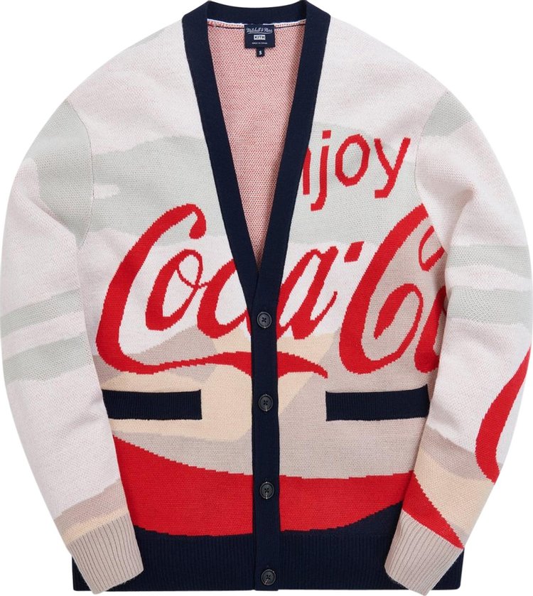 Кардиган Kith x Coca-Cola x Mitchell & Ness Coke Mountains Cardigan 'Multi', разноцветный - фото