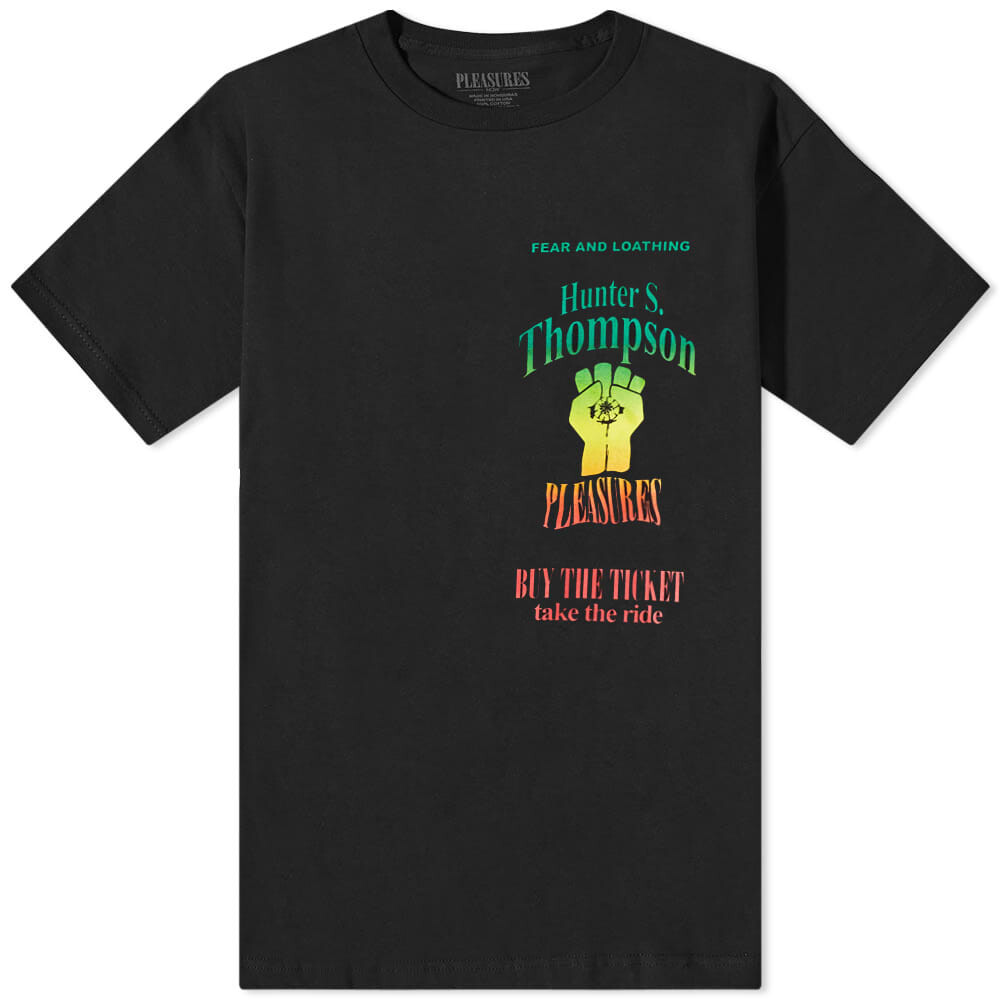 

Футболка Pleasures X Hunter S. Thompson Take The Ride Tee, Черный