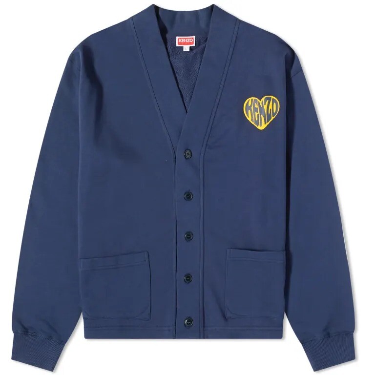 

Кардиган Kenzo Hearts Classic, синий