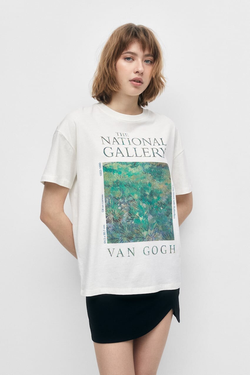 

Ван Гог футболка Pull&Bear