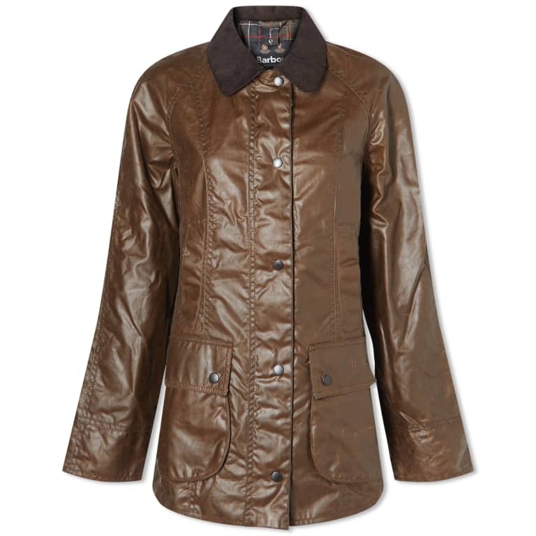 Куртка Barbour Beadnell Wax, темно-коричневый