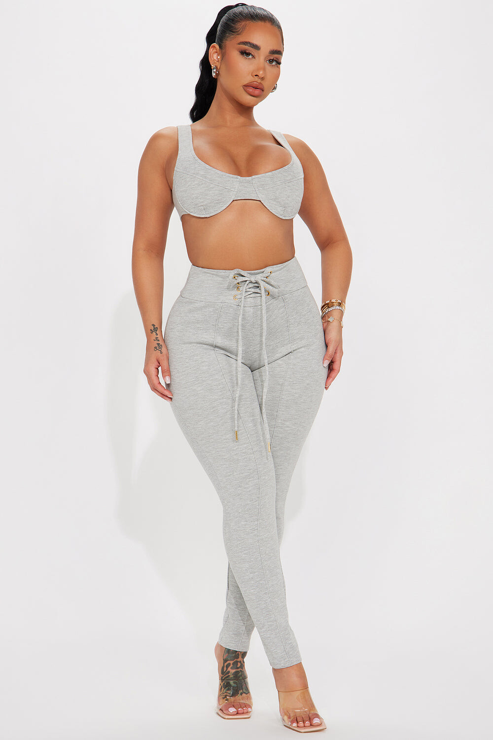 

Леггинсы Fashion Nova ST65096TP, серый