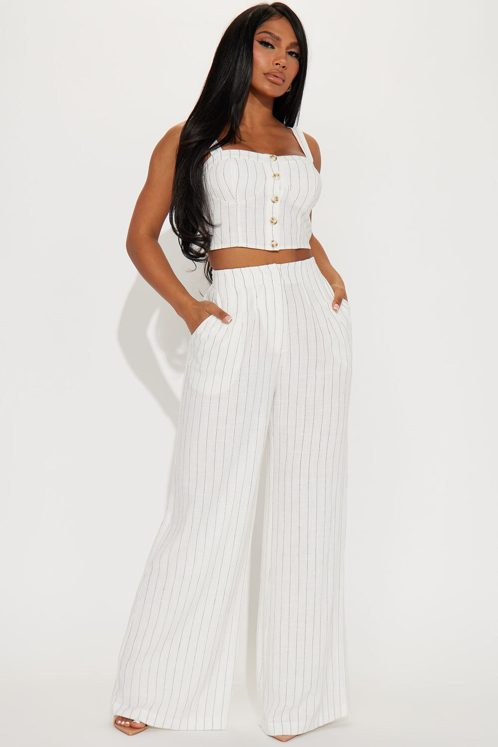 

Брюки Fashion Nova ZT46109FNS, белый