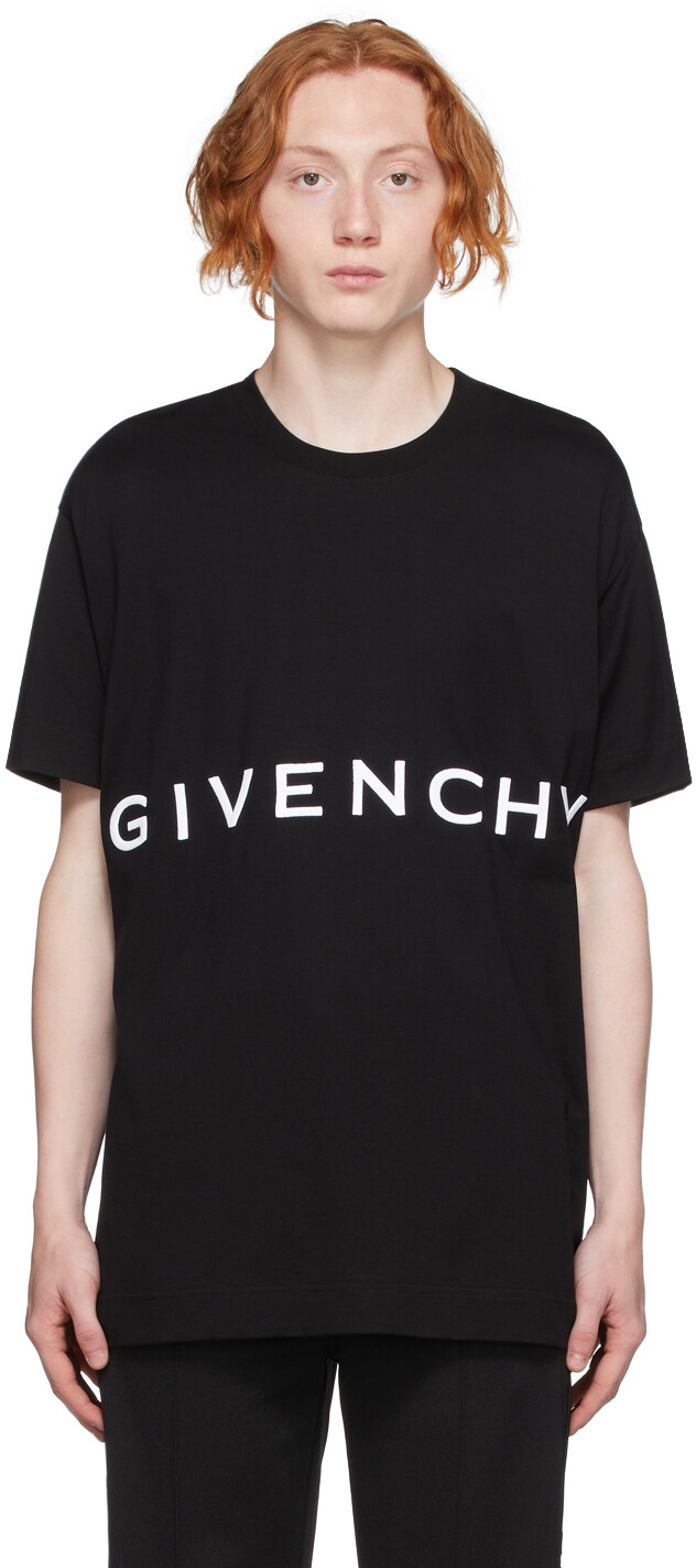 

Черная футболка оверсайз 4G Givenchy, Черный