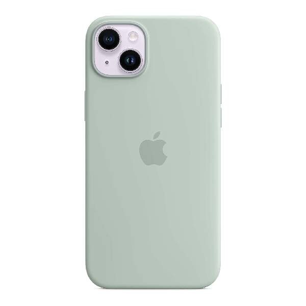 

Чехол силиконовый Apple iPhone 14 Plus с MagSafe, succulent, Зеленый