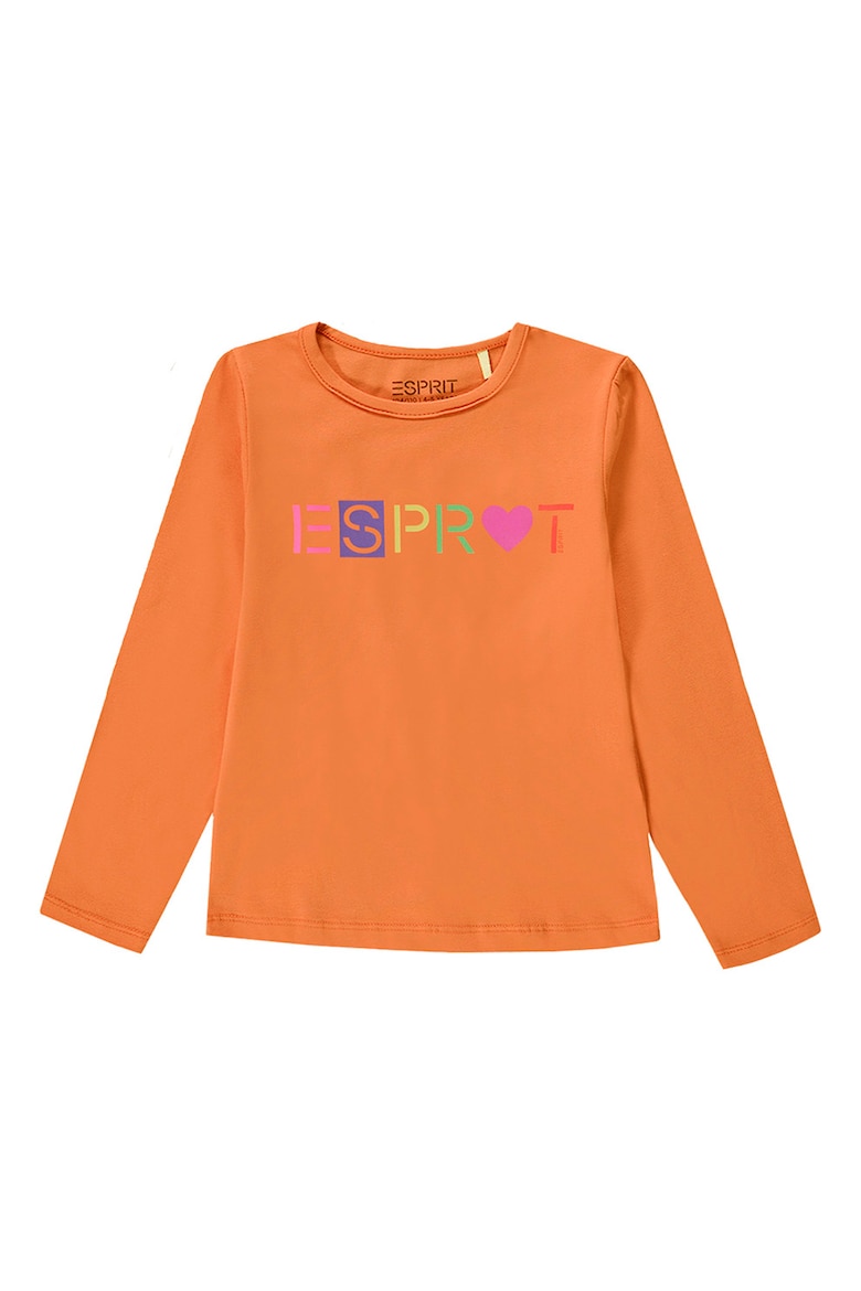 Блузка с логотипом Esprit, оранжевый