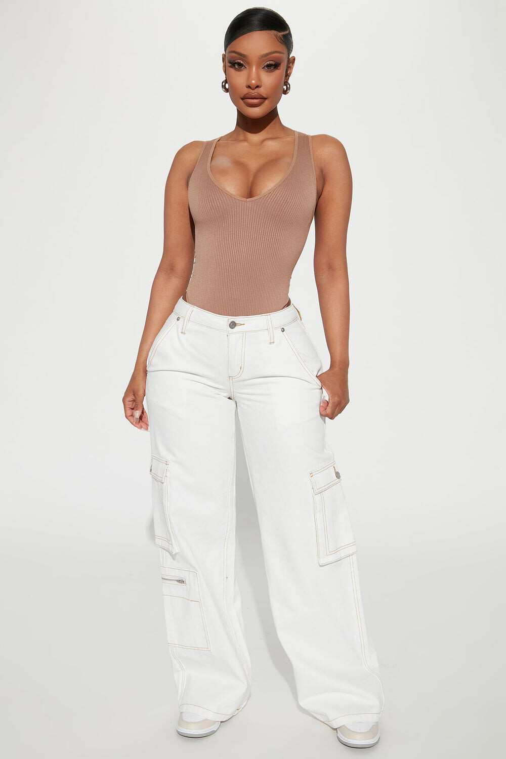 

Джинсы Fashion Nova FNJ0808226, белый