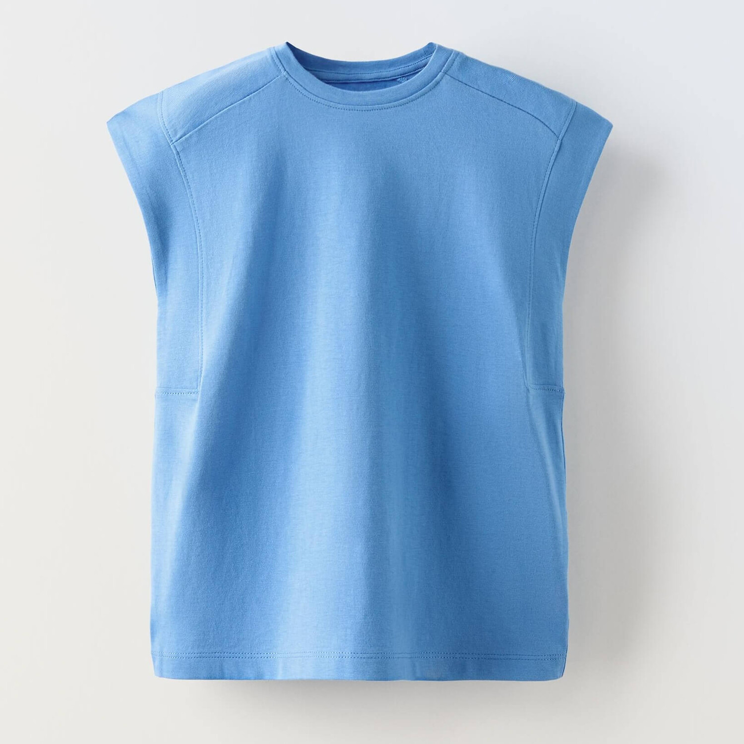 

Футболка Zara Summer Camp Plain Tab, синий