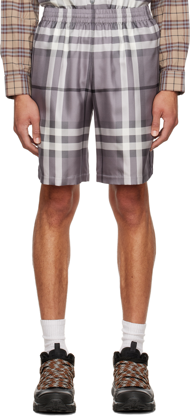 Burberry shorts store mens grey