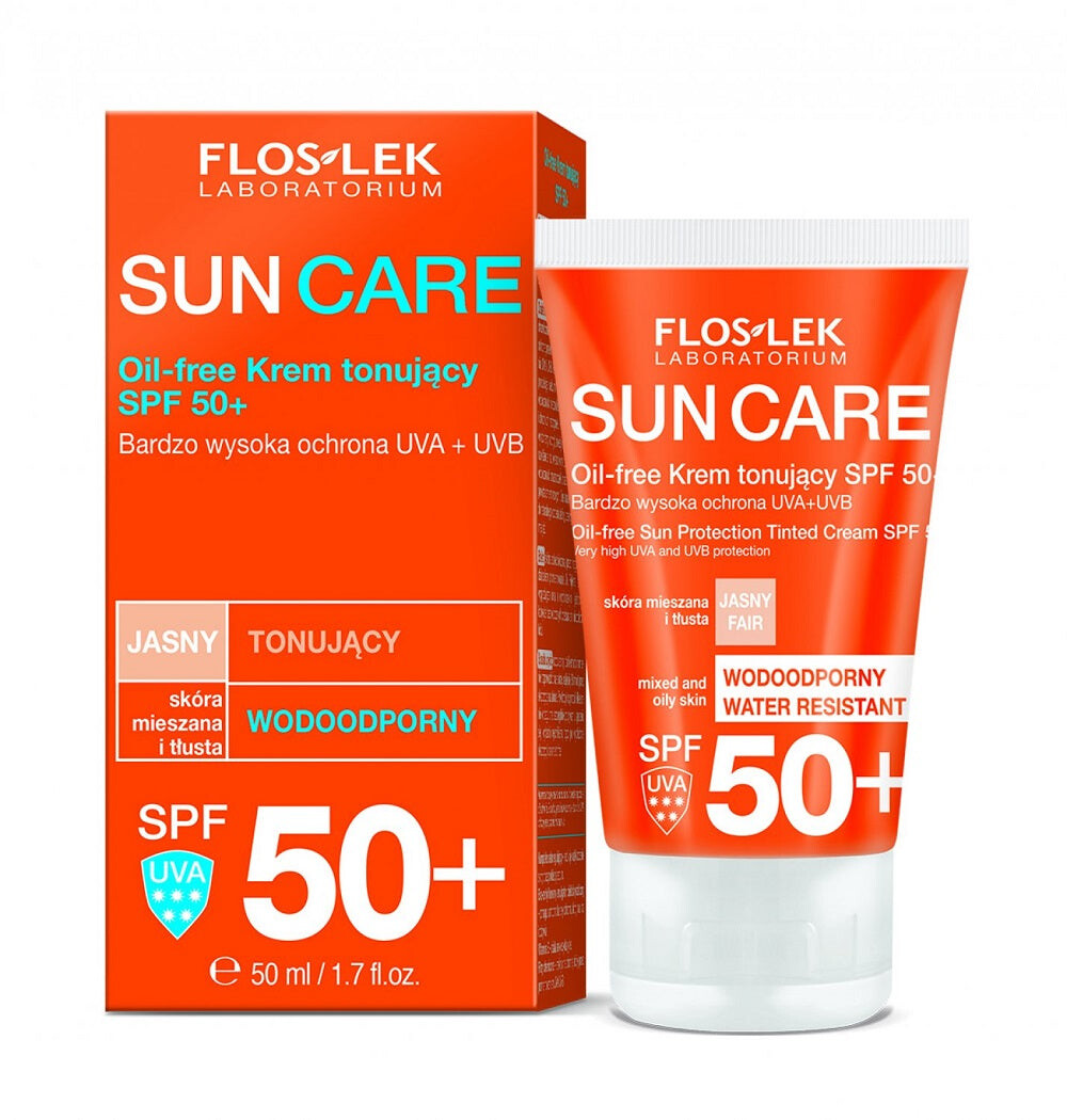 

Floslek Sun Care Безмасляный тонизирующий крем для комбинированной и жирной кожи SPF50+ 50мл