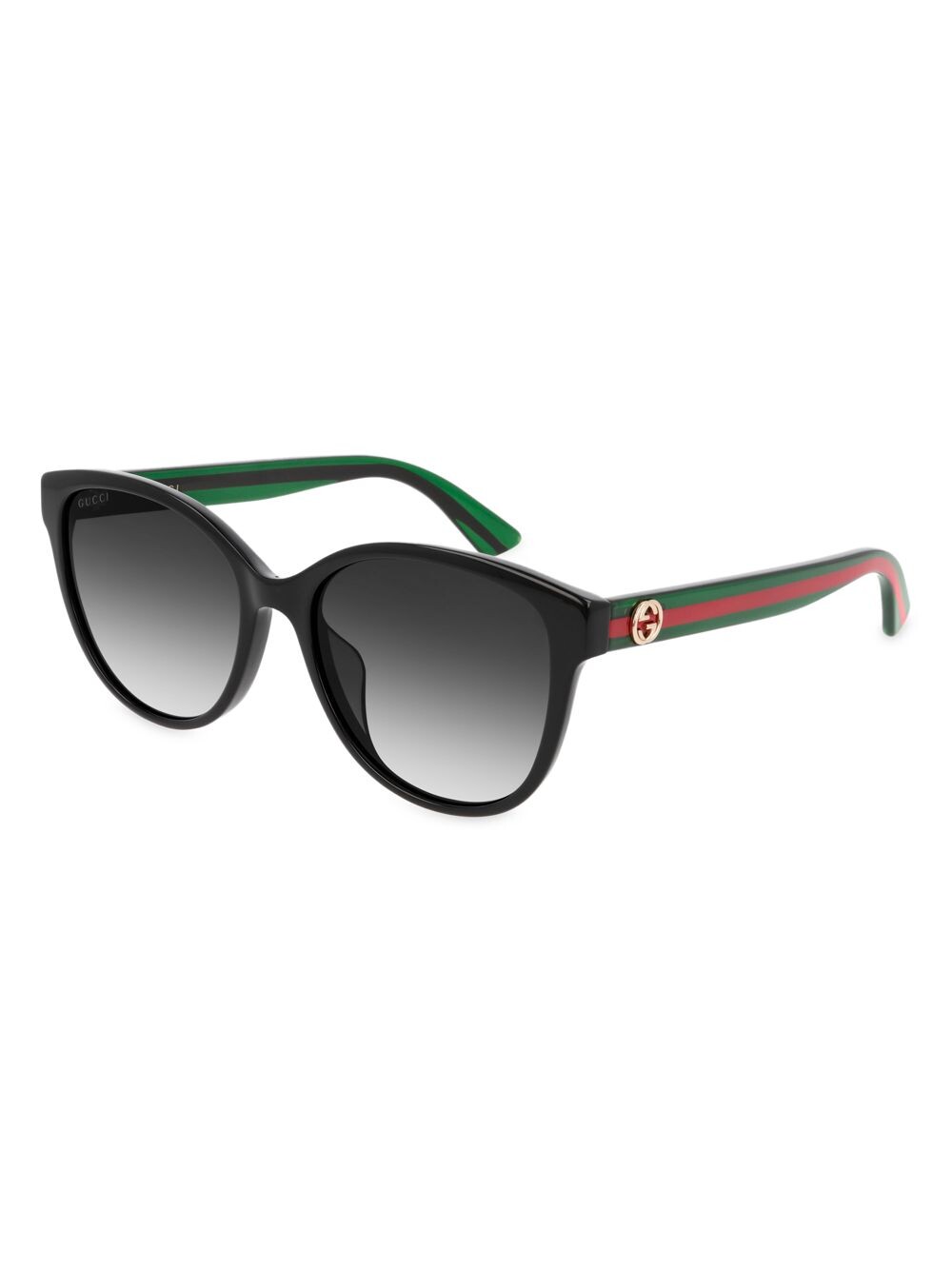 

Солнцезащитные очки "кошачий глаз" Pop Web 55 мм Gucci, черный