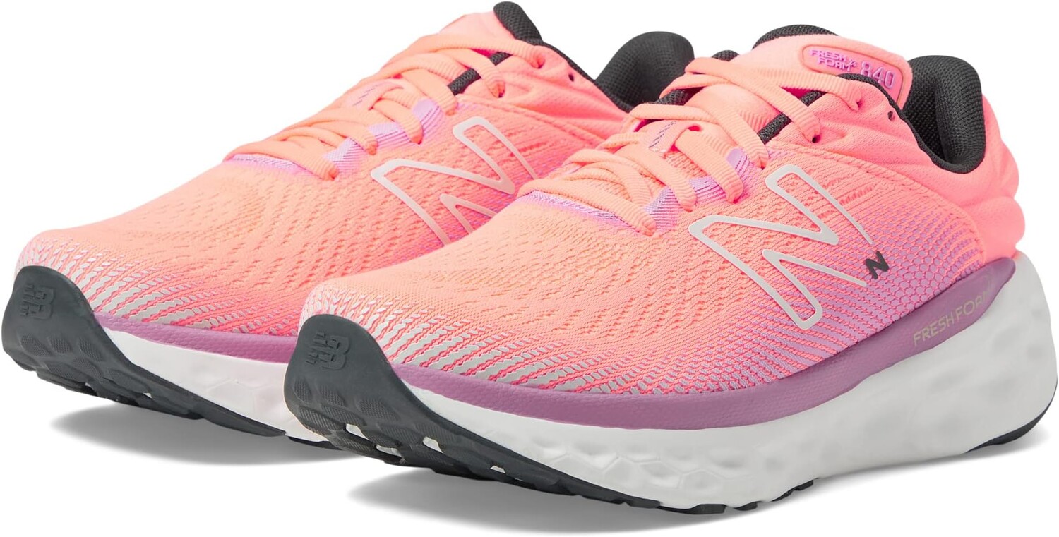 

Кроссовки Fresh Foam 840v1 New Balance, цвет Grapefruit/Raspberry