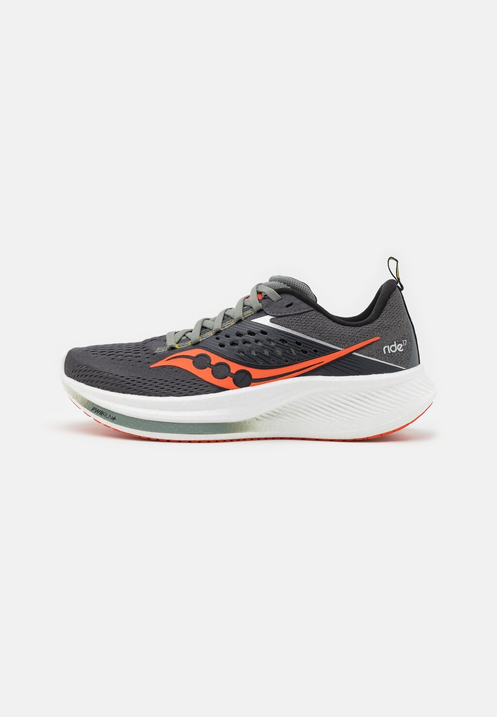 

Нейтральные кроссовки Ride 17 Saucony, цвет shadow/pepper