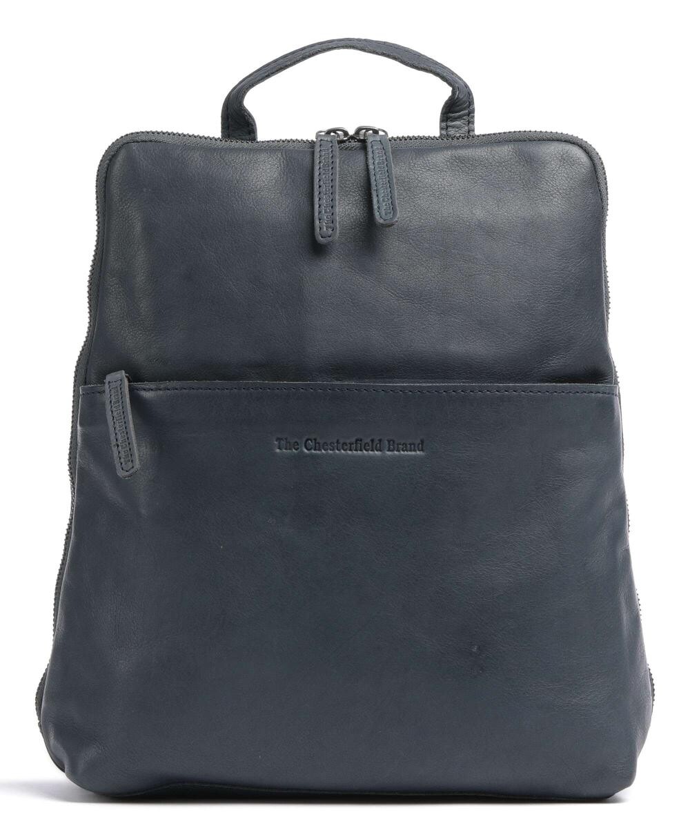 

Рюкзак Bern из мелкозернистой яловой кожи The Chesterfield Brand, синий