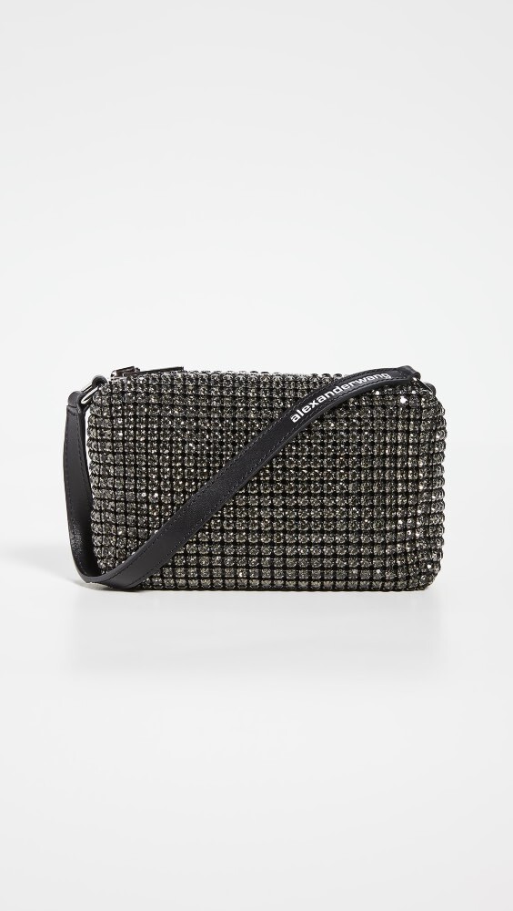

Сумка через плечо Alexander Wang Heiress Medium Pouch, черный