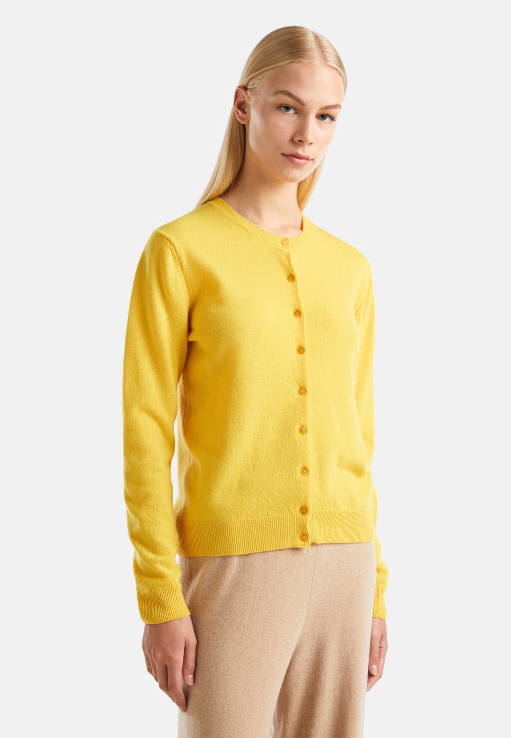 

Кардиган United Colors of Benetton, желтый