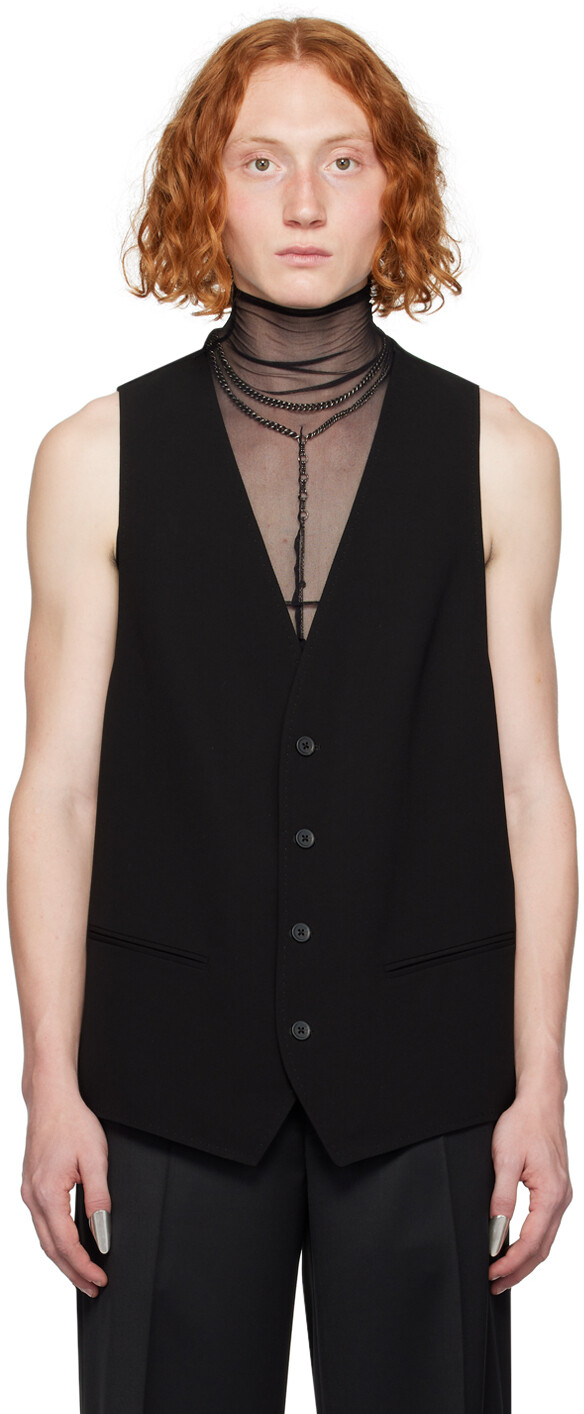

Черный жилет Ann Demeulemeester Ruben