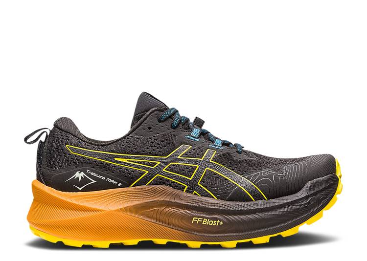 

Кроссовки ASICS TRABUCO MAX 2 'BLACK GOLDEN YELLOW', черный