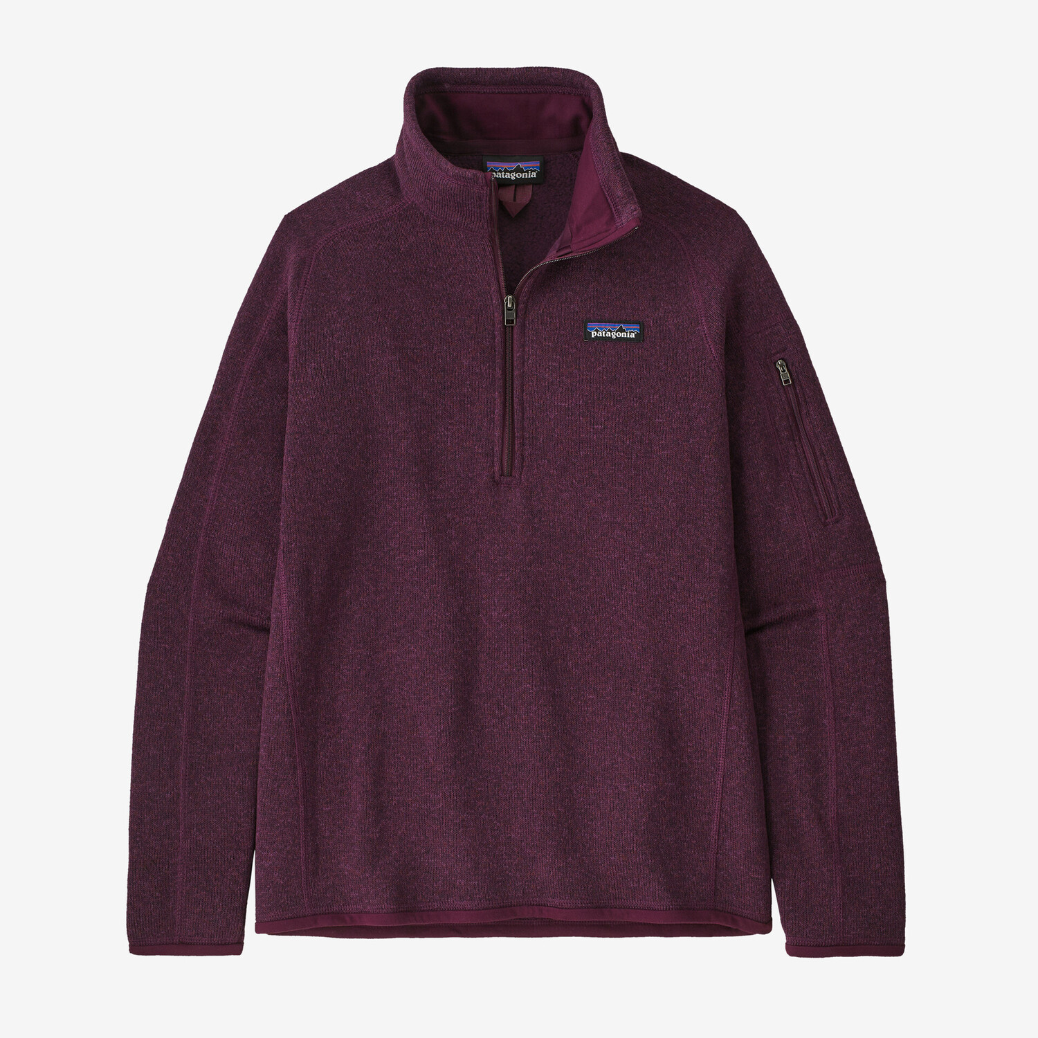 

Женский флисовый свитер с молнией 1/4 Patagonia, цвет Night Plum