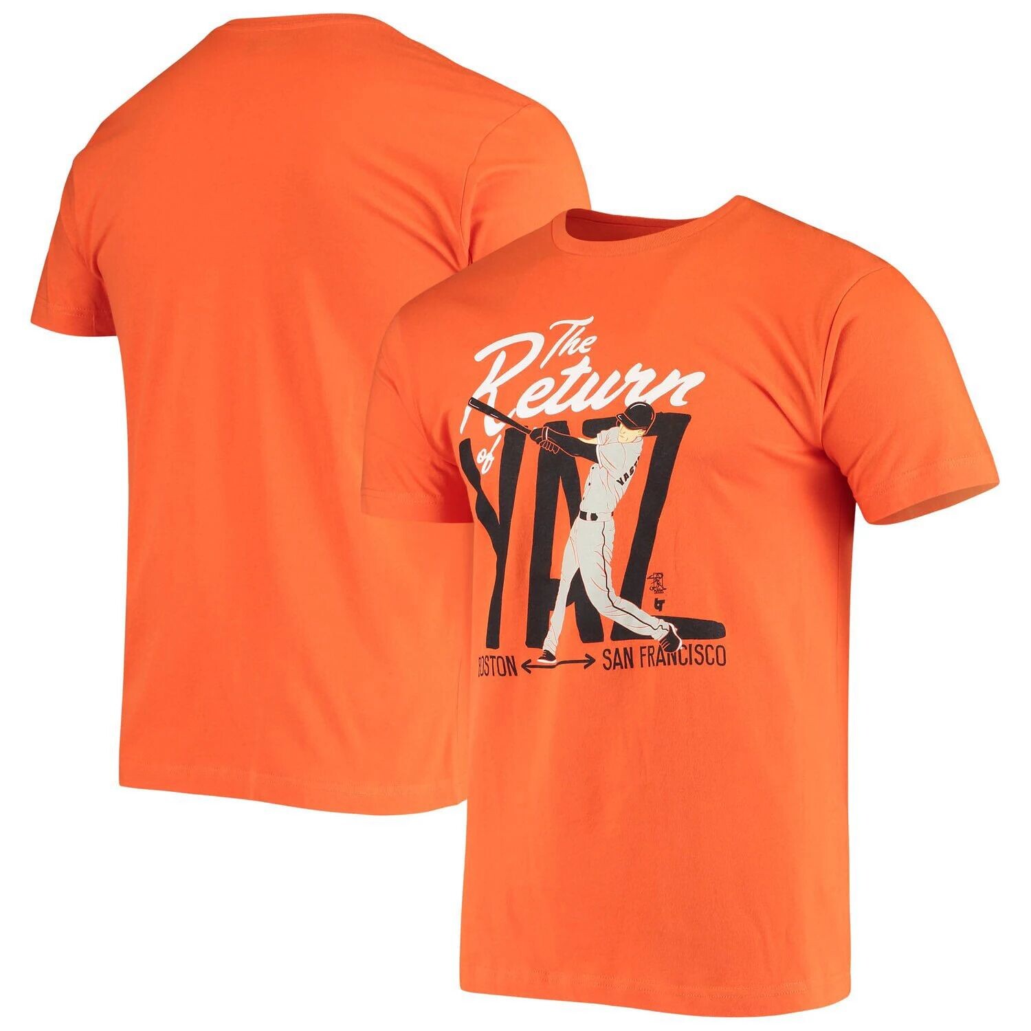 

Мужская футболка Mike Yastrzemski Orange San Francisco Giants Return Of Yaz
