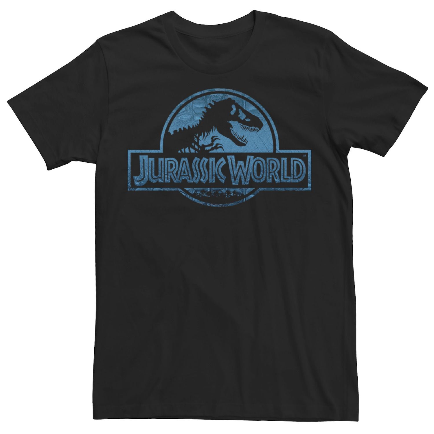 Мужская синяя футболка с логотипом динозавра Jurassic World jurassic world imaginext фигурки imaginext jurassic world индоминус рекс gmr16