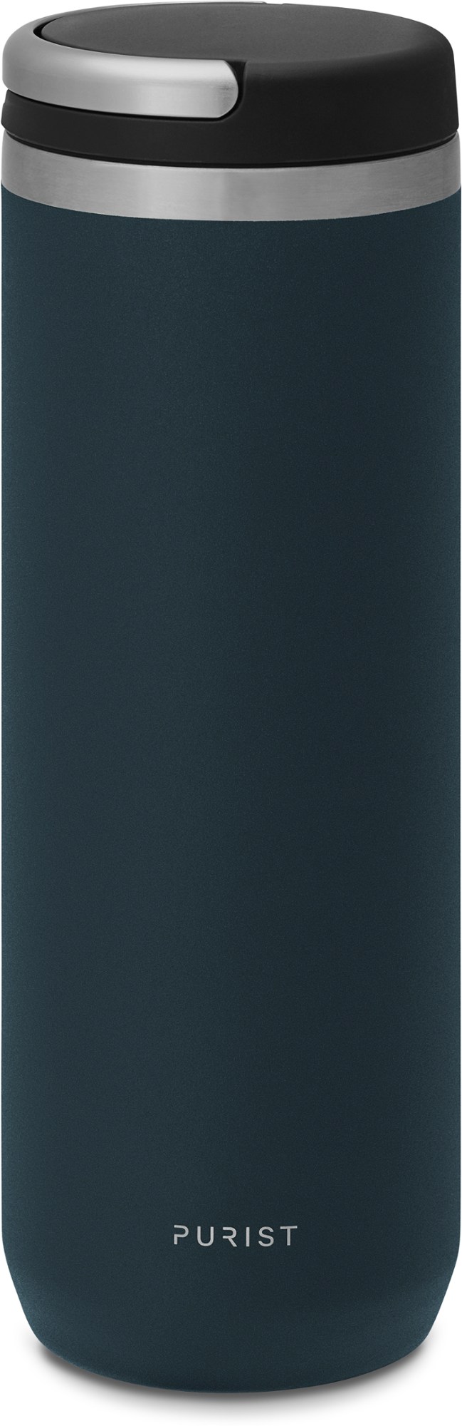 Вакуумная бутылка для воды Mover с крышкой Element - 18 эт. унция Purist, синий 500 мл умный автомобильный термос чашка чай кофе вакуумная фляжка дисплей температуры умная бутылка для воды для seat fr leon mk2 mk3 5f 6