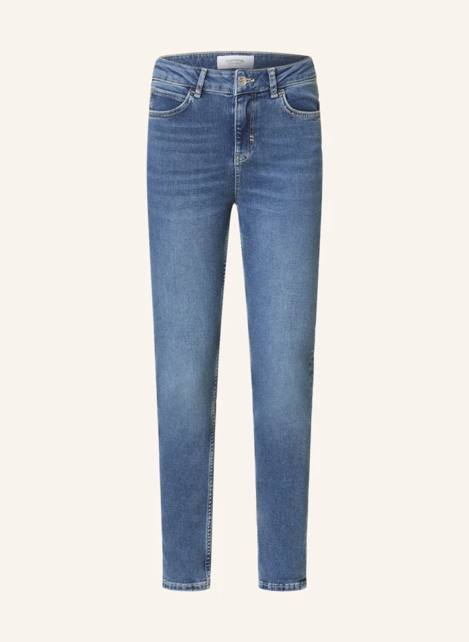 Узкие джинсы Comma Casual Identity, синий широкие джинсы comma casual identity светло синий