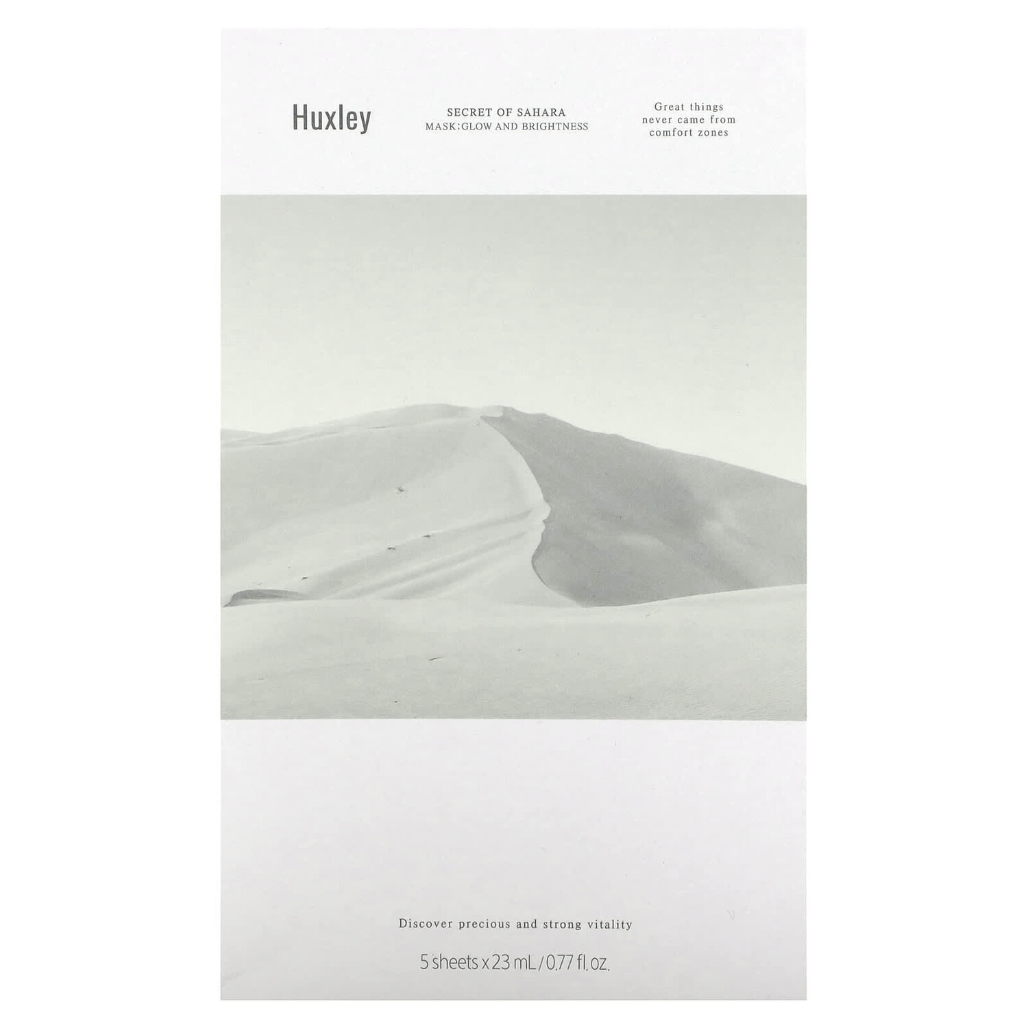 

Secret of Sahara Beauty Mask, для сияния и яркости, 5 шт., По 23 мл (0,77 жидк. Унции), Huxley