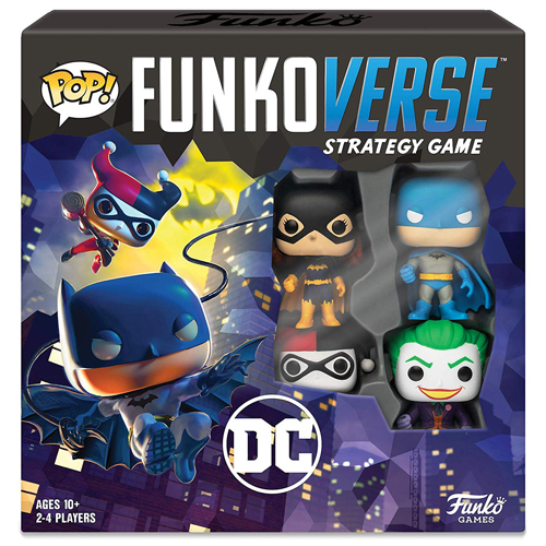 Настольная игра Pop! Funkoverse Dc Comics – Base Set настольная игра jurassic park 100 base pop funkoverse шоколад кэт 12 для геймера 60г набор