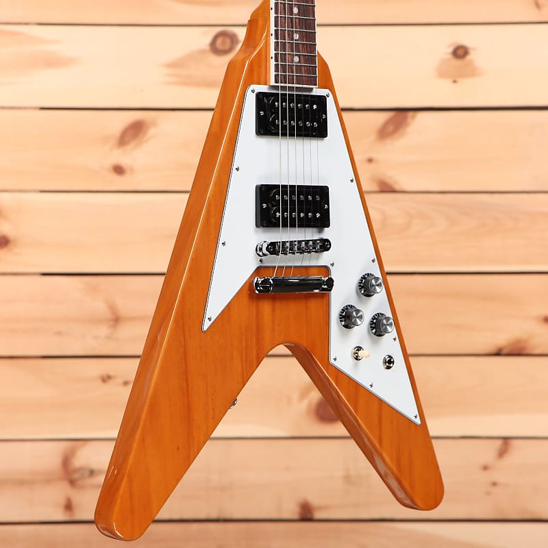 

Электрогитара Gibson 70s Flying V - Antique Natural - 226330062 - PLEK'd