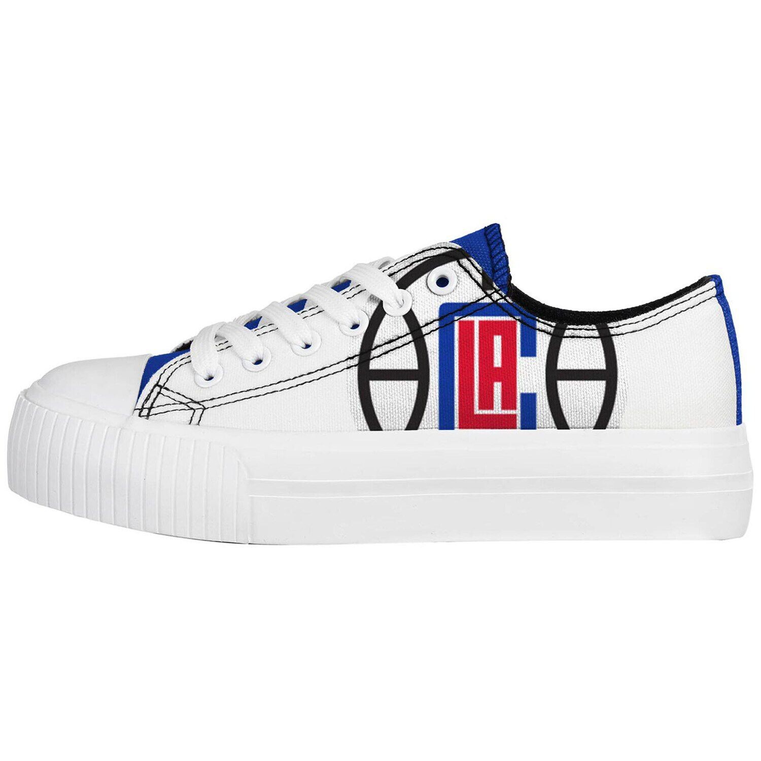 

Женские парусиновые туфли на платформе FOCO LA Clippers