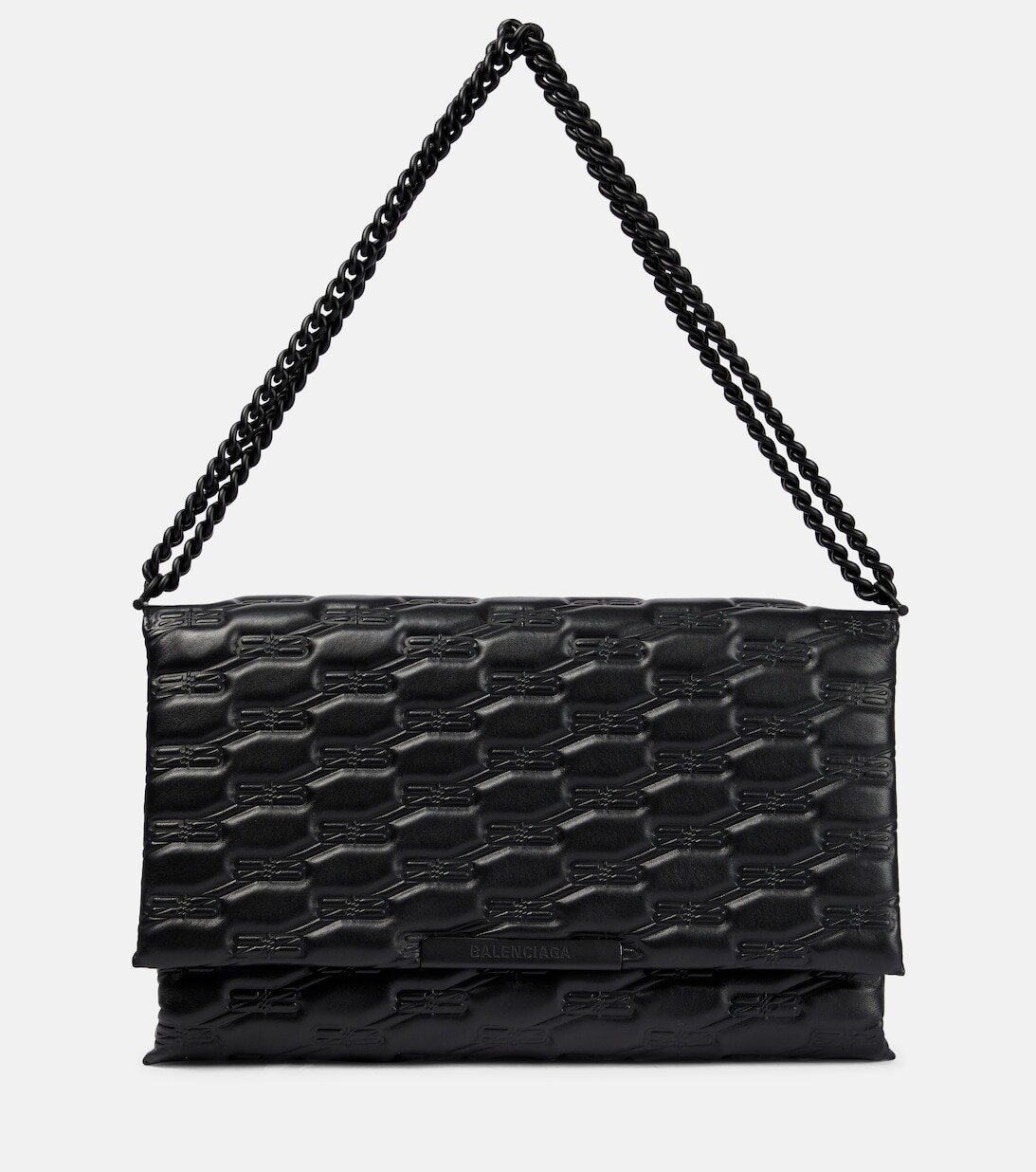 

Сумка на плечо BB с монограммой Balenciaga, черный