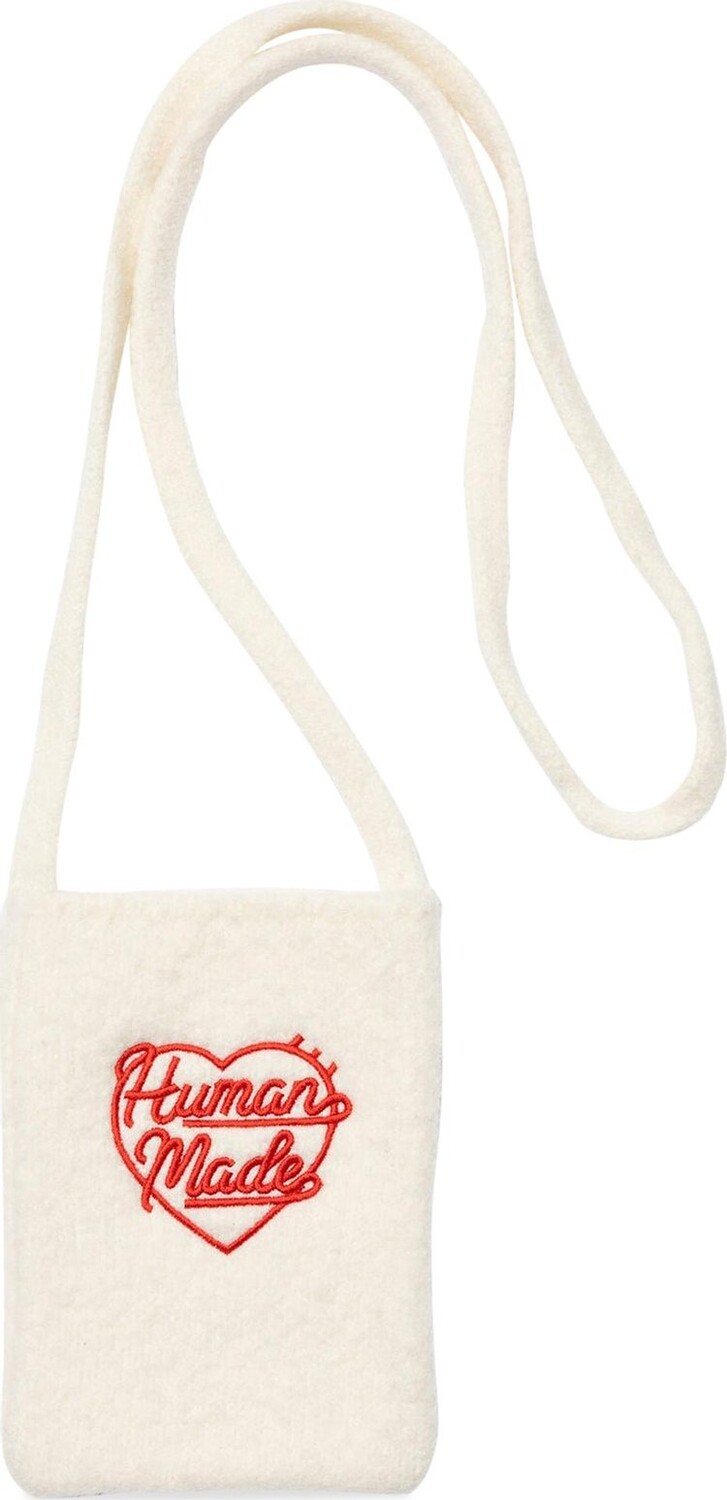 

Сумка через плечо Human Made Knit Mini 'White', белый