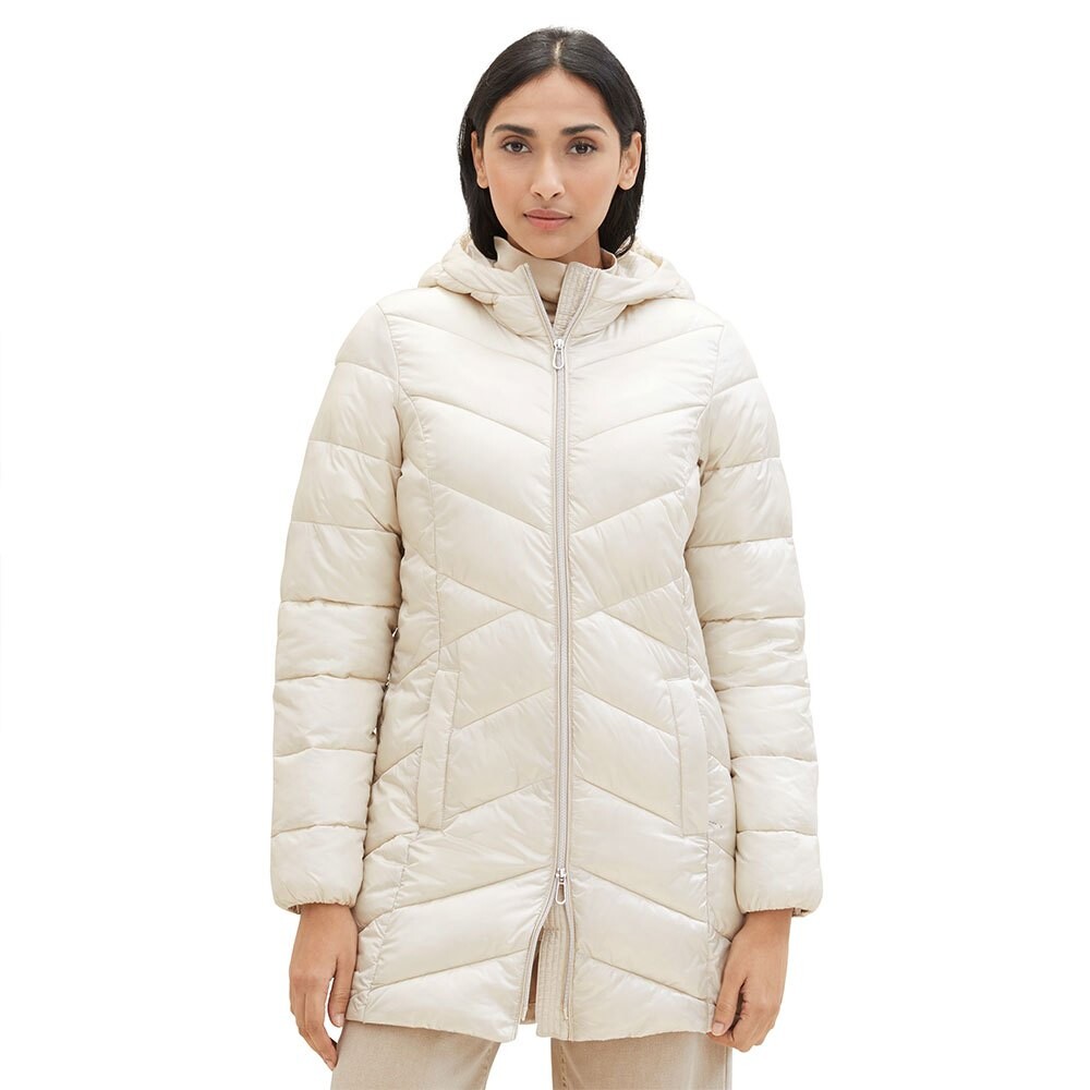 

Пальто Tom Tailor Hooded Lightweight, бежевый