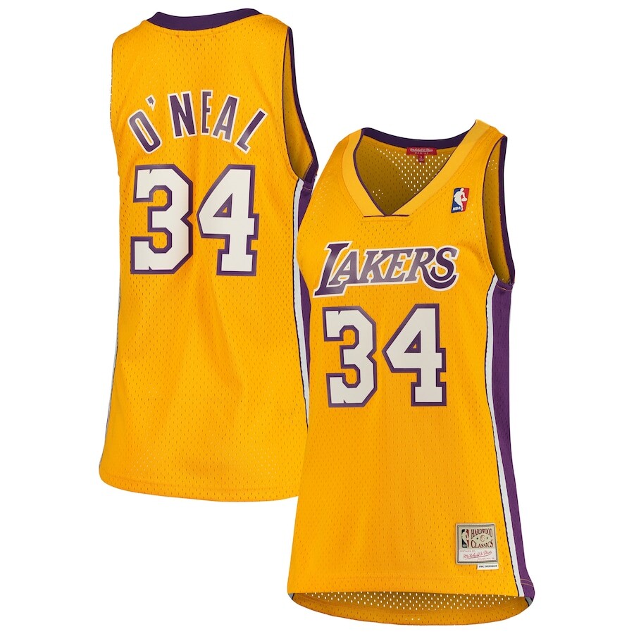 

Джерси Mitchell & Ness Los Angeles Lakers, золотой