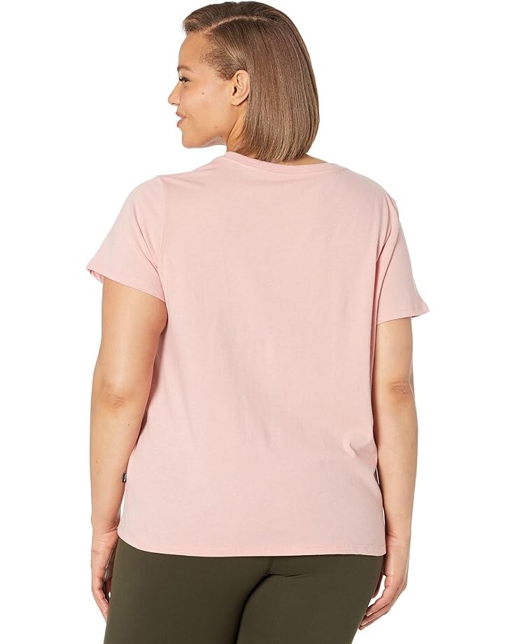 Футболка PUMA Plus Size Essential Logo Tee, цвет Bridal Rose/Puma White