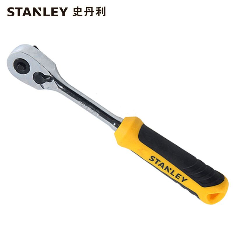 Stanley STANLEY 12,5 мм серия профессиональный двухцветный ключ с храповым механизмом, большой торцевой ключ, быстрый ключ, инструмент для ремонта автомобилей STMT73984-8-23, настройка предприятия