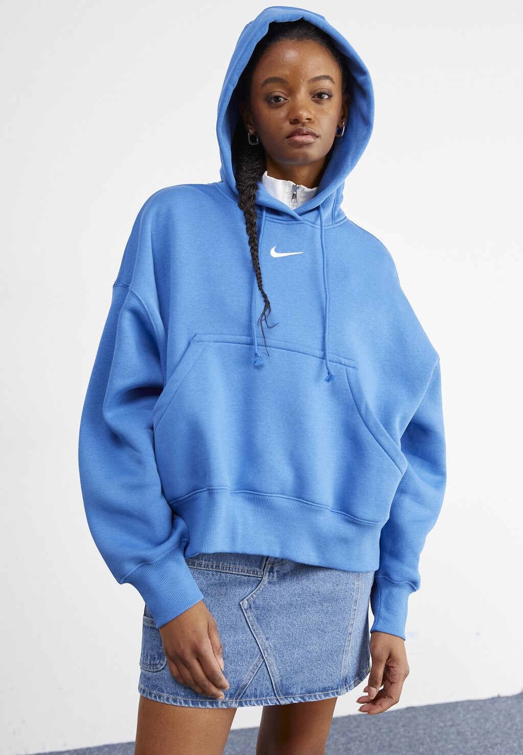 

Толстовка PHOENIX HOODIE OVERSIZED FIT Nike Sportswear, цвет star blue/sail